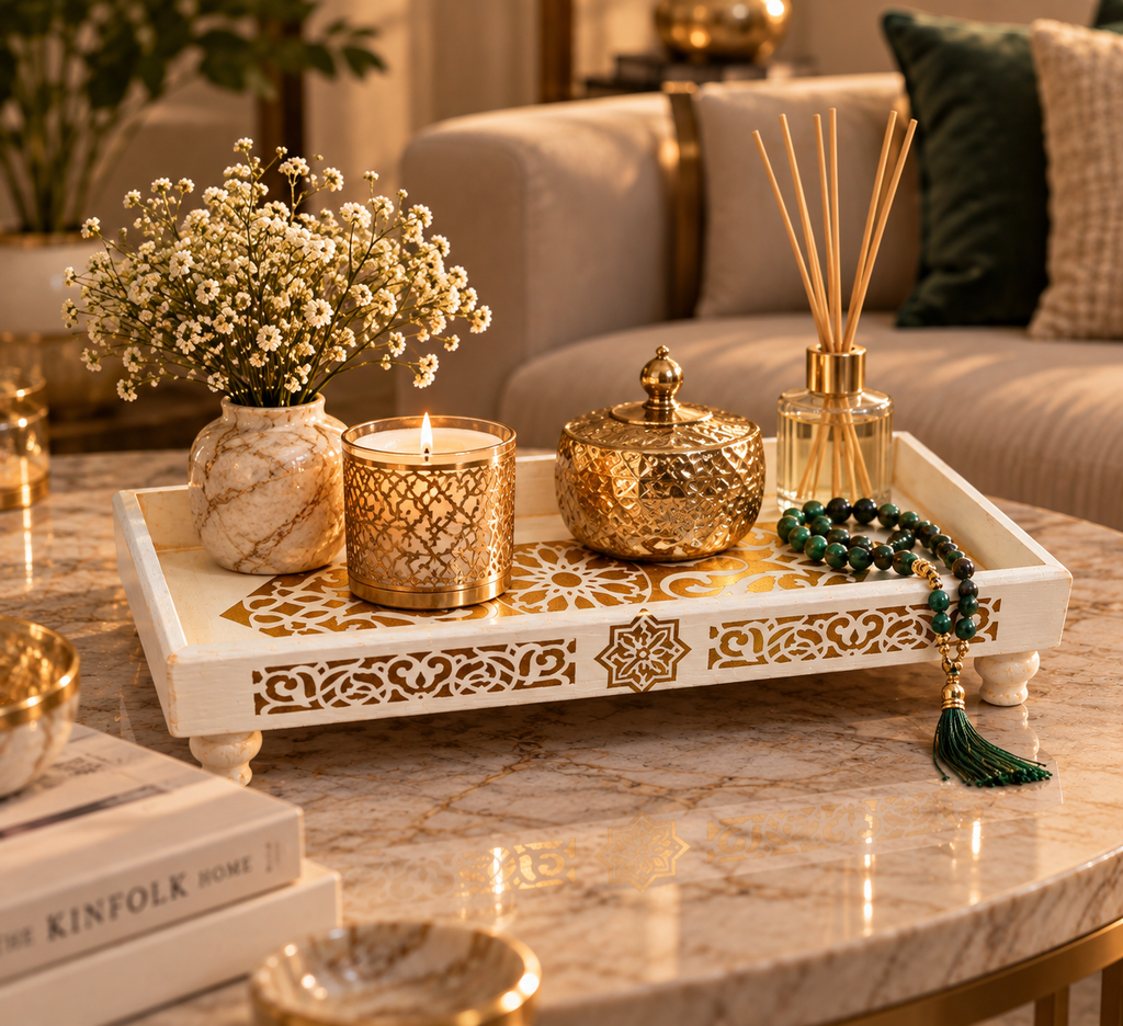 TRAY & STATEMENT CENTERPIECE