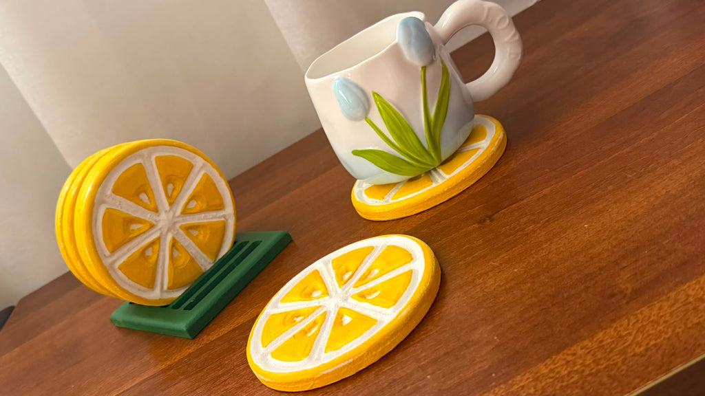 LEMON COASTERS | حامل اكواب الليمون
