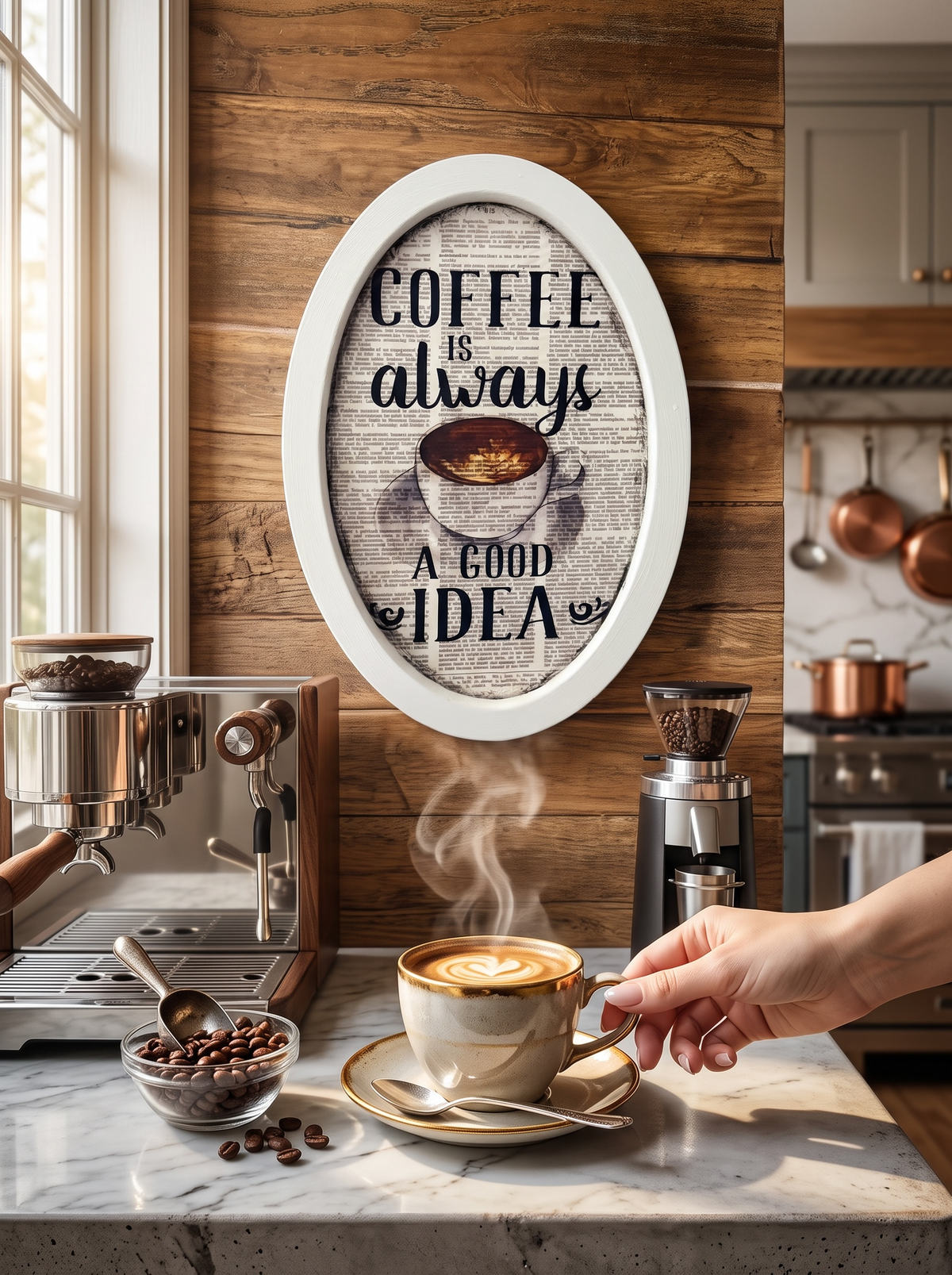 COFFEE CORNER ART WALL ☕️