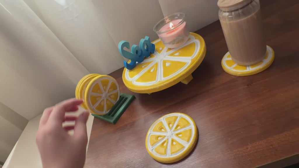 LEMON COASTERS | حامل اكواب الليمون
